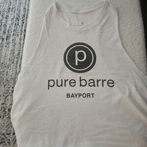 Pure Barre White Tank Top
